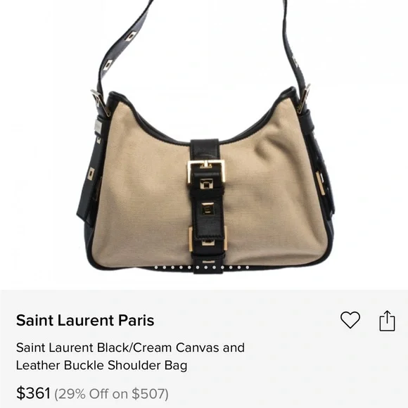 Yves Saint Laurent YSL grey suede bag - Picture 15 of 16